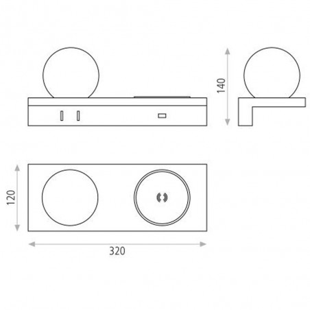 Wall lamp Led Silvana (5W)