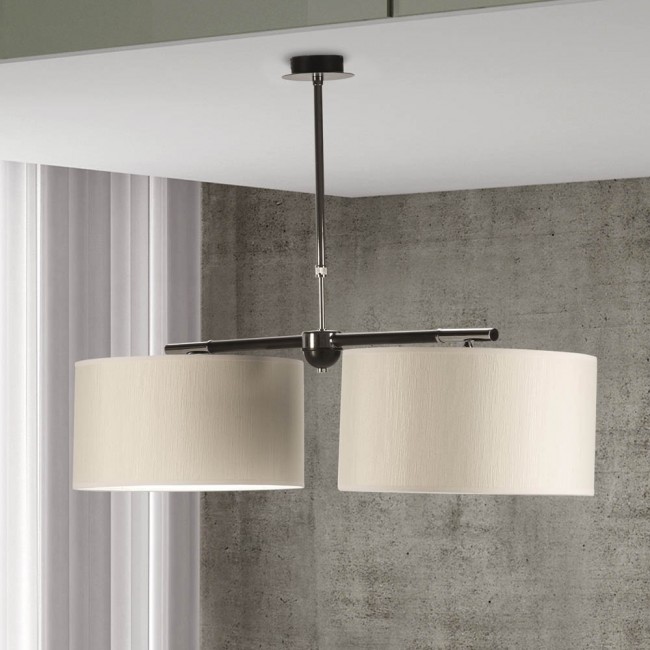 Lámpara colgante Tamil Beige