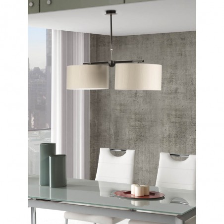 Lámpara colgante Tamil Beige