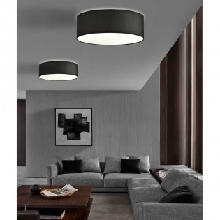Ceiling Flush Light Tamil 60 Black