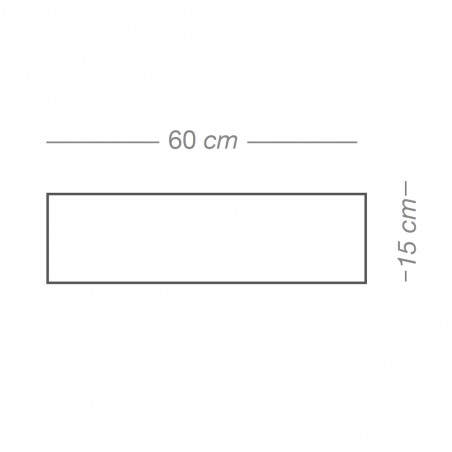 Ceiling Flush Light Tamil 60 Black