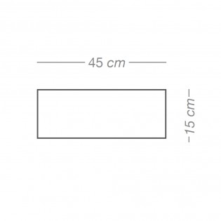 Ceiling Flush Light Tamil 45 Red