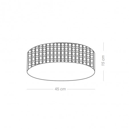 Ceiling Flush Light Simbara 45