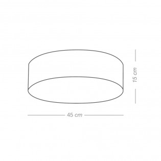 Ceiling Flush Light Nadira 45 II