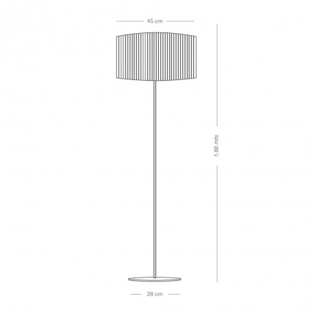 Floor Lamp Coneli Black