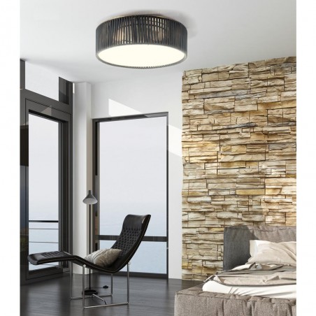 Ceiling Flush Light Coneli 45 Black