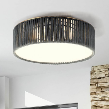 Ceiling Flush Light Coneli 45 Black