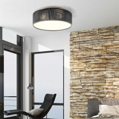 Ceiling Flush Light Coneli 45 Black