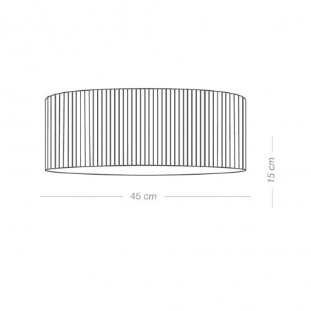 Ceiling Flush Light Coneli 45 Gold