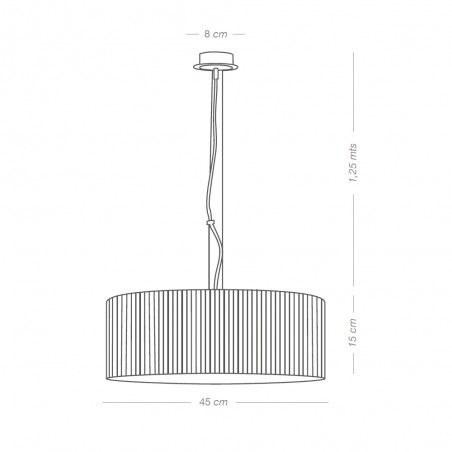 Ceiling Lamp Coneli Black (3 lights)
