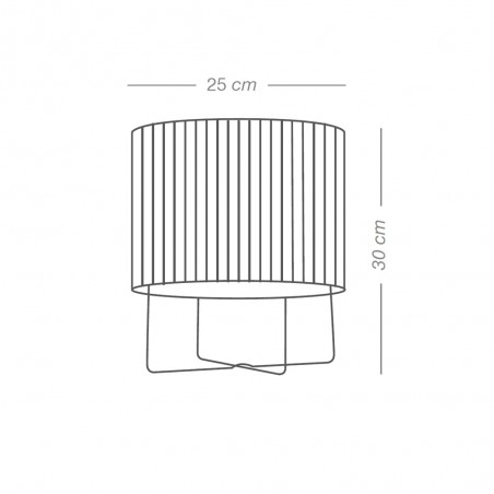 Table Light Coneli Sand