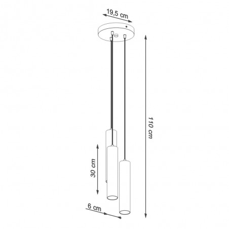 Pendant lamp Lagos (3 Lights)