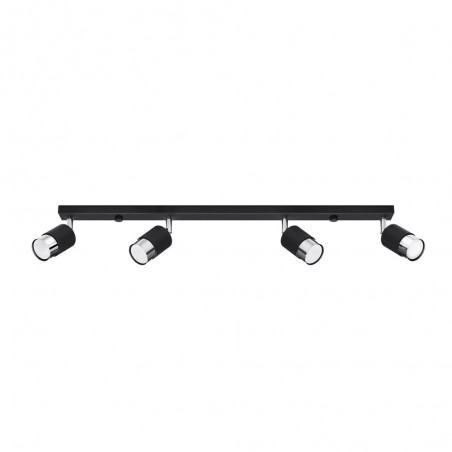 Ceiling track light Nero (4 Lights)