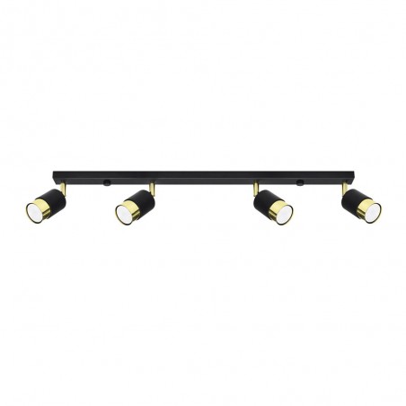 Nero Deckenleiste (4 Leuchten)