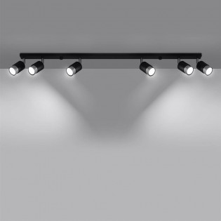 Ceiling track light Nero (6 Lights)