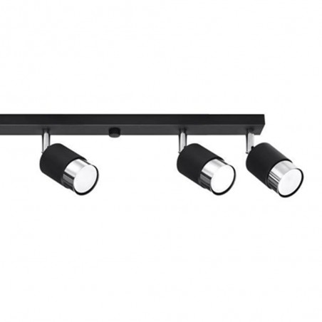 Ceiling track light Nero (6 Lights)