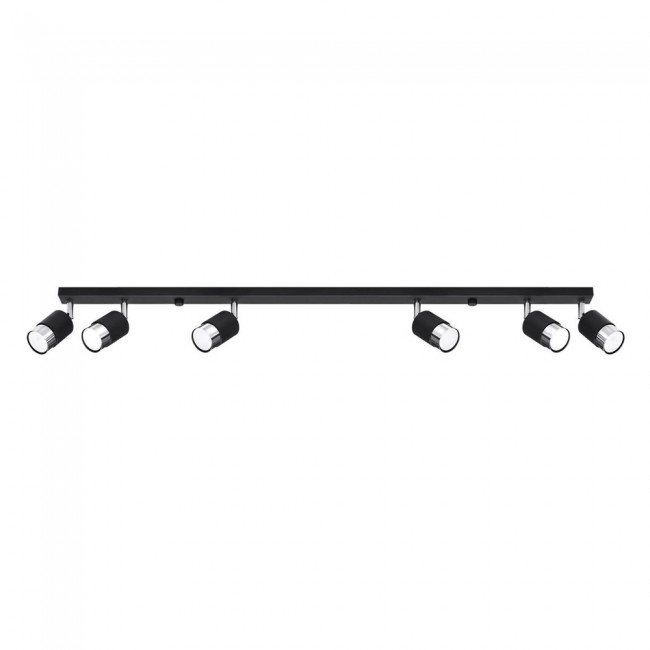Ceiling track light Nero (6 Lights)