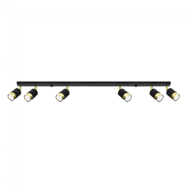 Ceiling track light Nero (6 Lights)