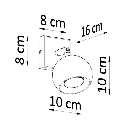 Wall lamp Oculare II