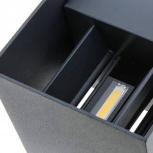 LED outdoor wall lamp Open (2x5W - 3000K)