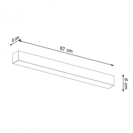 Wall lamp Led Pinne (17W) II