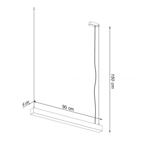 Ceiling lamp Led Pinne (25W) II