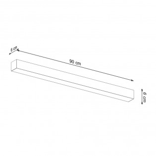 Pinne LED-Wandleuchte (25W)