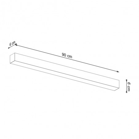 Pinne LED-Wandleuchte (25W)
