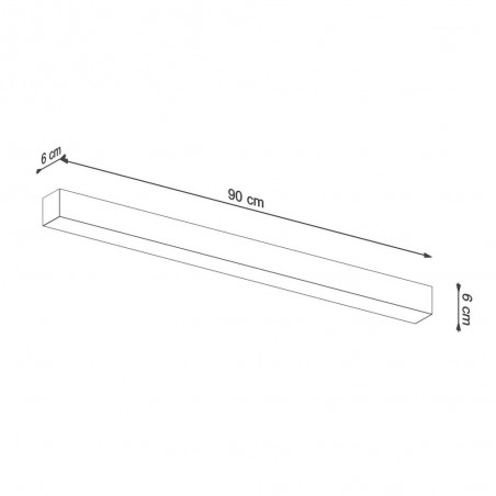 Wall lamp Led Pinne (25W) III