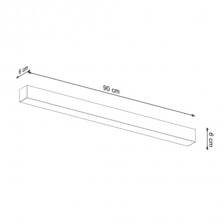 Flush Light Led Pinne (25W) III