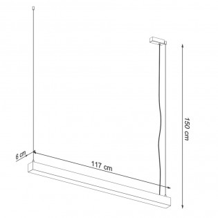 Ceiling lamp Led Pinne (31W)