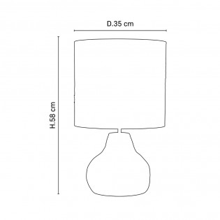Table Lamp Portinatx M White