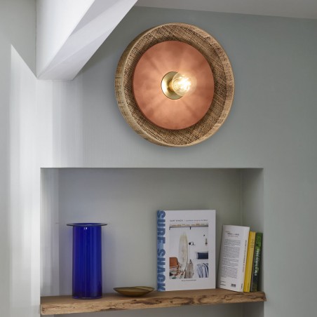 Portinatx S Terracota Wandleuchte