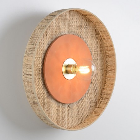 Wall Lamp Portinatx L Terracotta