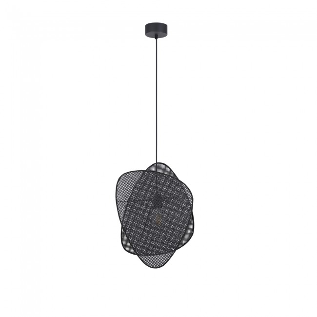 Ceiling Lamp Screen Cannage Noir XS