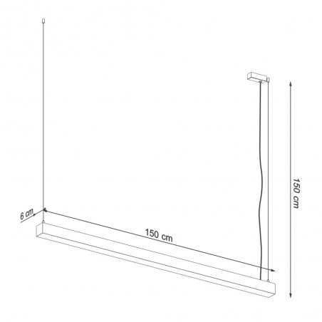 Ceiling lamp Led Pinne (39W)