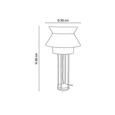 Table Lamp Singapour Nude II