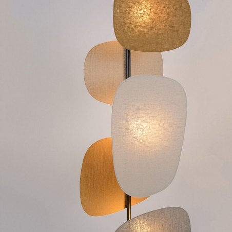 Bildschirm 70er Jahre Stehlampe