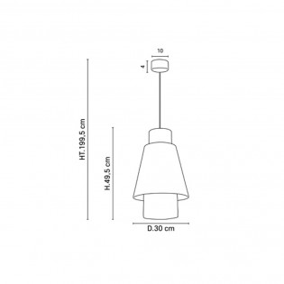 Pendant Lamp Singapour Nude S