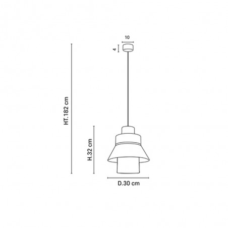 Pendant Lamp Singapour Nude XML