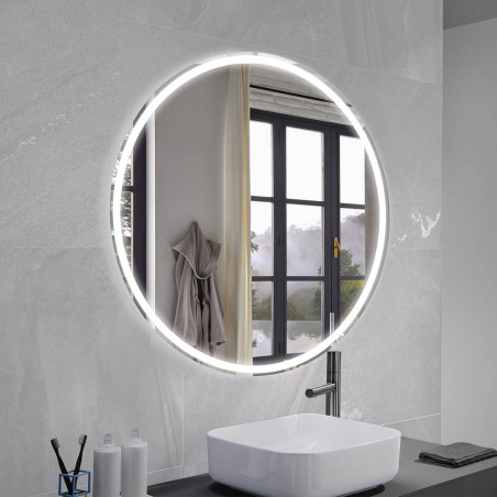 Spiegel mit LED-Licht Mia Rund (80 Cm.)