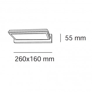 LED-Wandleuchte Neu oder (30W)