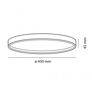 Aster LED-Deckenleuchte (30W)