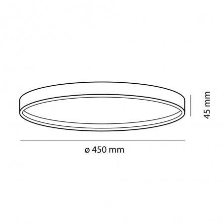 Aster LED-Deckenleuchte (30W)