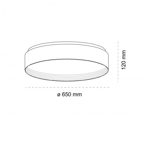 LED Ceiling Flush Light Lili (60W)