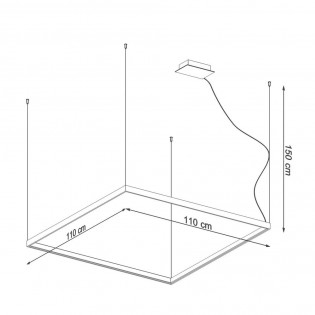 Pendant lamp Led Nelya (70W)