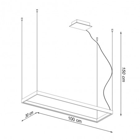 Led Deckenleuchte Tuula (50W)