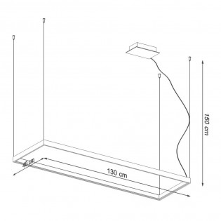 Pendant lamp Led Tuula (50W) II