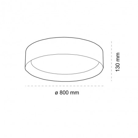 LED Ceiling Flush Light Lea (72W)