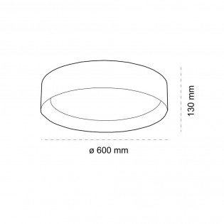 LED-Deckenleuchte Lea (60W)